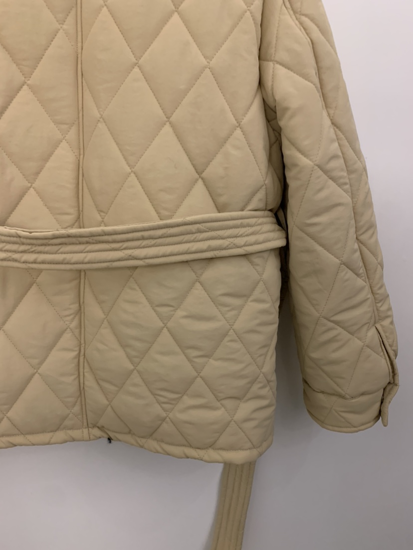 UNDER KEY東大門㊣直郵女士新款休閑推薦短款棉服含腰帶棉UNDER KEY短款棉服