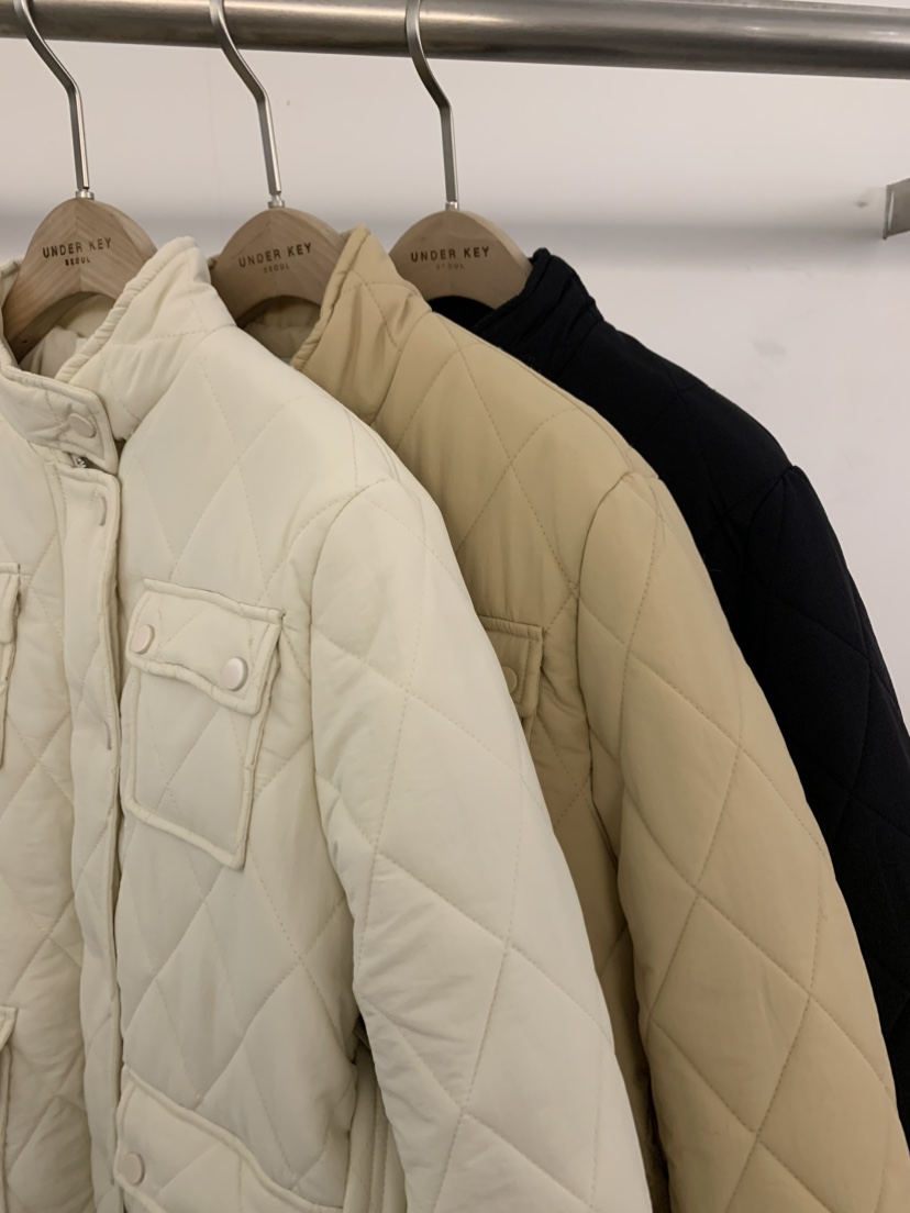 UNDER KEY東大門㊣直郵女士新款休閑推薦短款棉服含腰帶棉UNDER KEY短款棉服