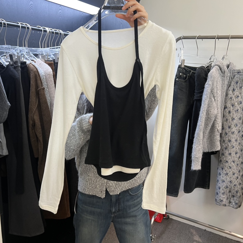 MORE THAN YESTERDAY/LOVE YOU SO MUCH東大門㊣直郵女士新款休閑套裝套裝LYSM/MORE THAN YESTERDAY套裝圖色1