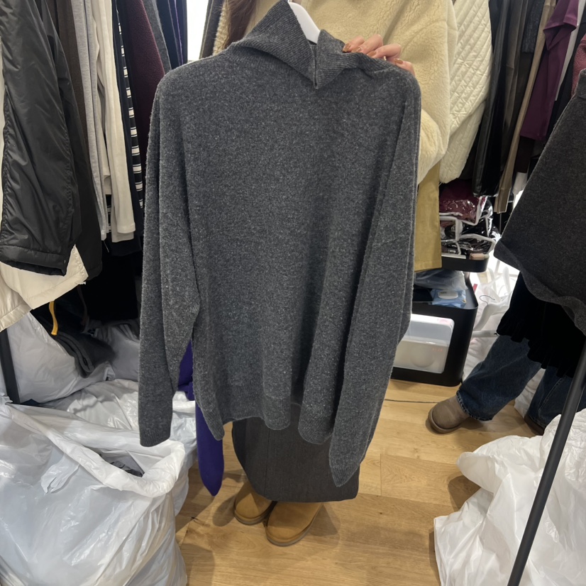 FLAT韓國代購㊣女士新款25秋冬人氣熱賣真品休閑推薦職業毛衣FLAT毛衣圖色1