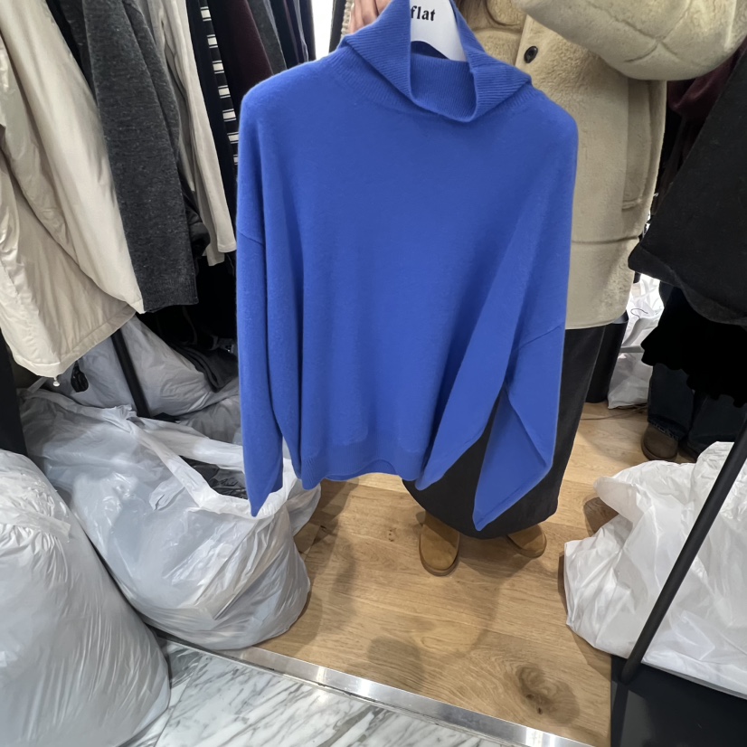 FLAT韓國代購㊣女士新款25秋冬人氣熱賣真品休閑推薦職業毛衣FLAT毛衣圖色3