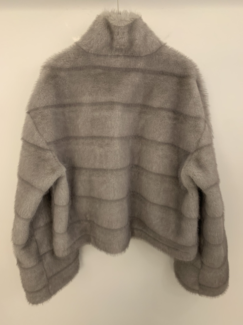 UNDER KEY韓國直郵㊣女裝新品休閑真品推薦25秋冬短款大衣毛皮UNDER KEY短款大衣