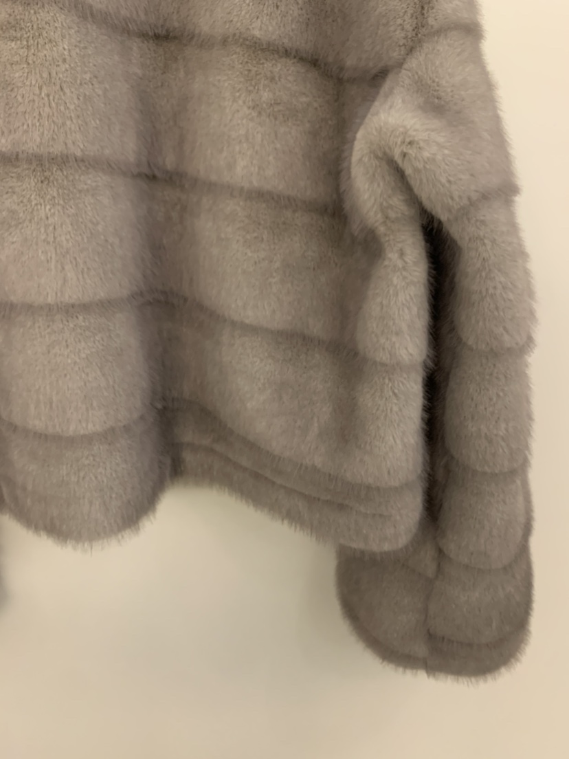 UNDER KEY韓國直郵㊣女裝新品休閑真品推薦25秋冬短款大衣毛皮UNDER KEY短款大衣