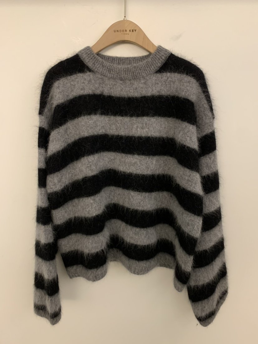 UNDER KEY韓國直郵㊣女士新款25秋冬時尚休閑針織衫安哥拉UNDER KEY針織衫圖色2