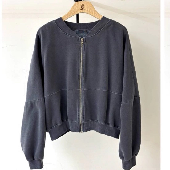 HYPEARL韓國直郵㊣女士新款休閑時尚職業人氣真品衛衣拉鏈復古HYPEARL衛衣圖色2