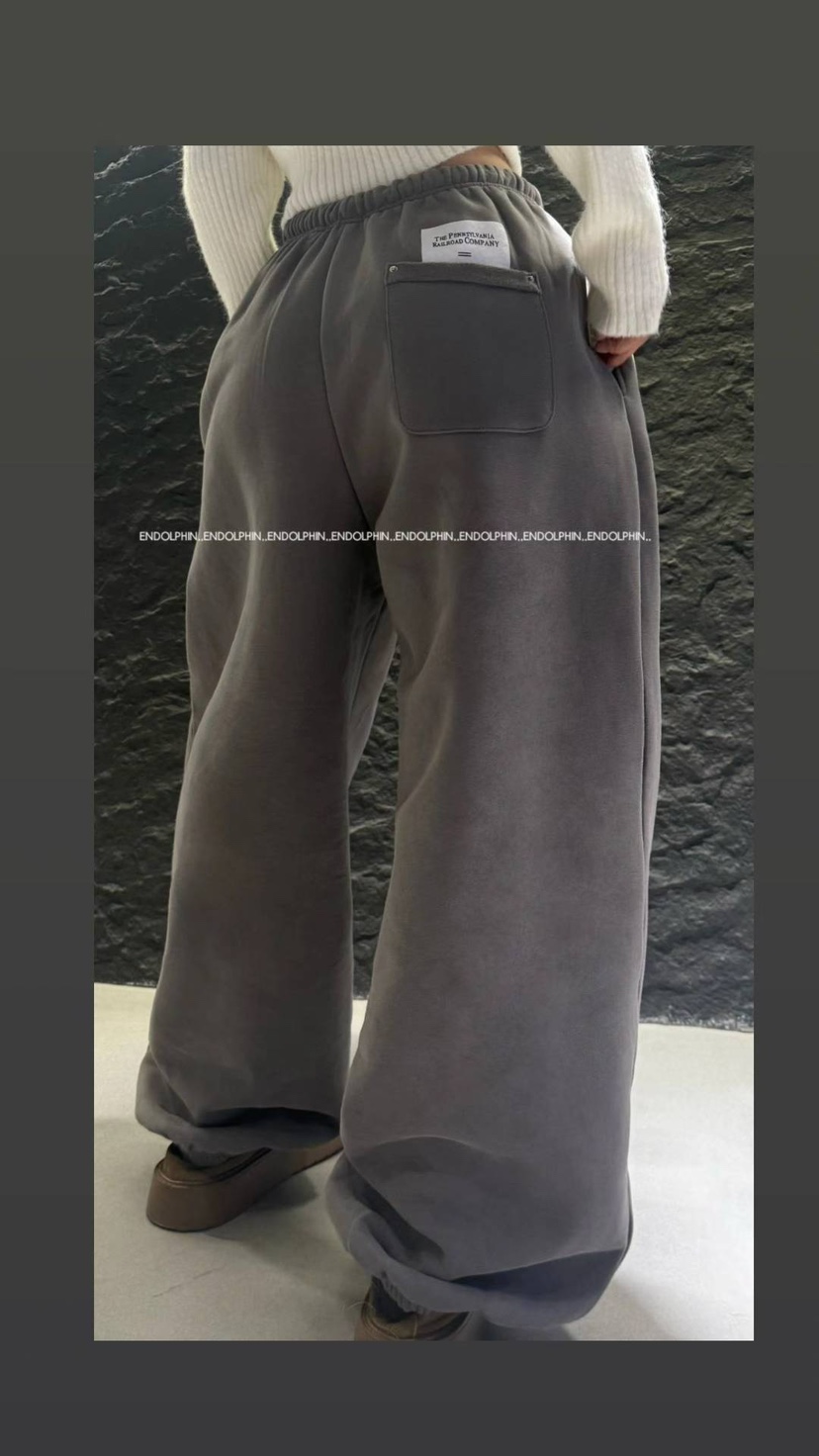 ENDOLPHIN東大門㊣直郵女士新款真品時尚休閑25秋冬休閑褲加絨ENDOLPHIN休閑褲