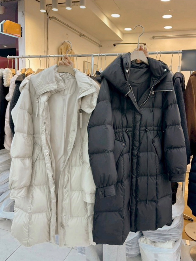 SIMPLE PARK/WMSTORY東大門㊣直郵女裝新款職業長款羽絨服SIMPLE PARK/WMSTORY長款羽絨服圖色1左一色