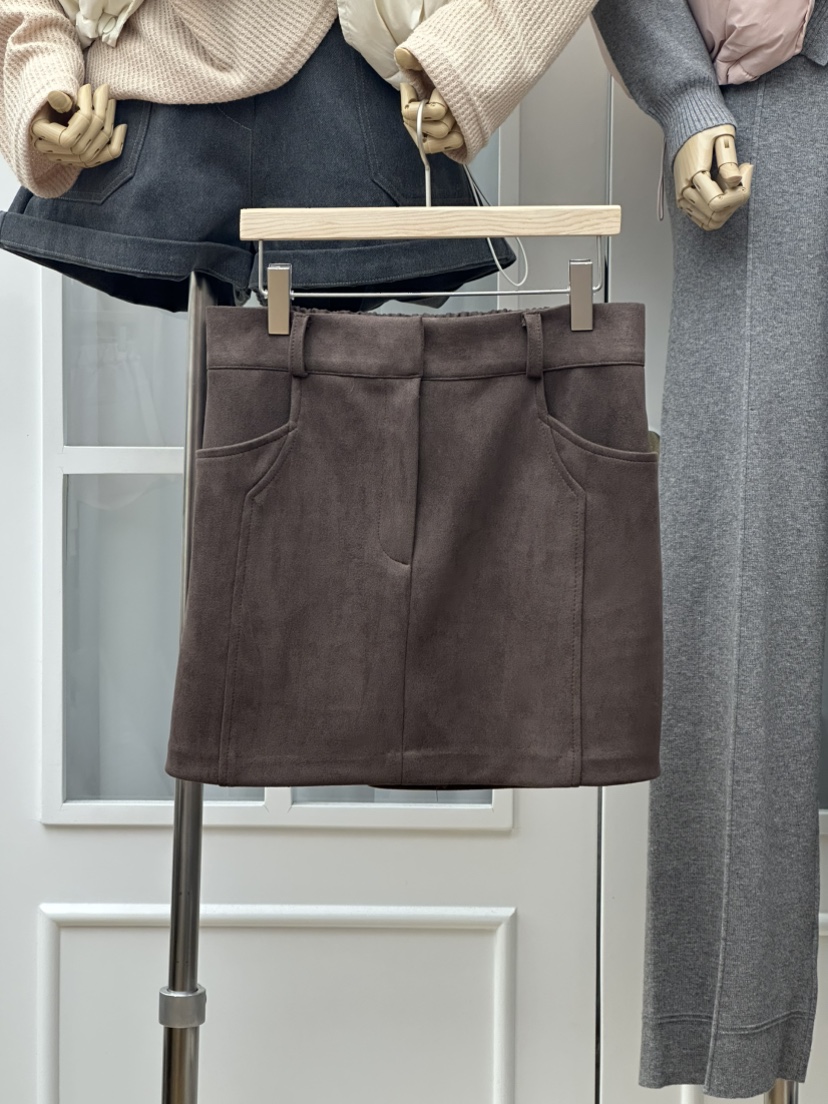 RE:FRESH-L東大門㊣直郵女士新品職業人氣推薦25秋冬休閑短裙RE:FRESH短裙圖色3