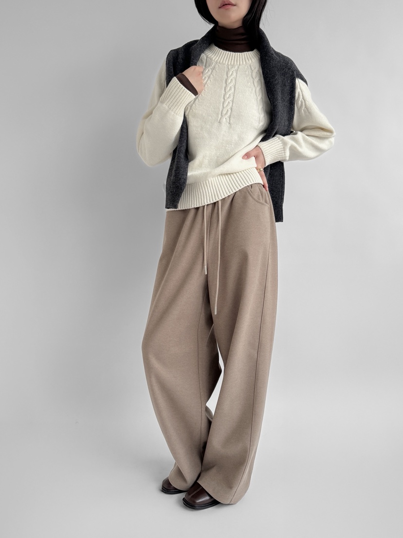 YIKHO STYLE東大門㊣代購女裝新品休閑職業25秋冬熱賣休閑褲YIKHO STYLE休閑褲