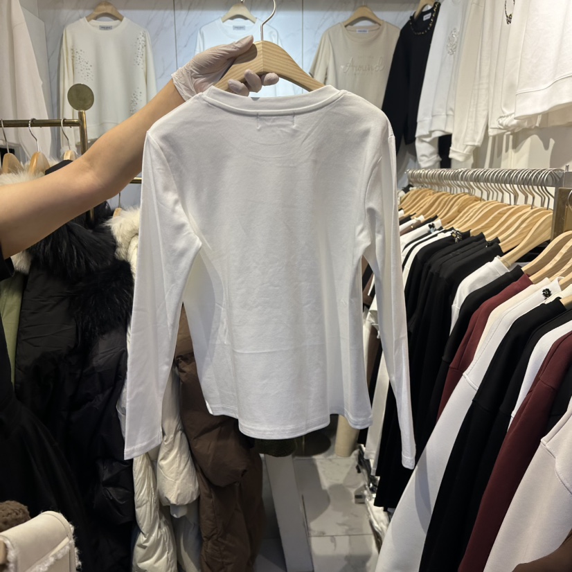 COCO HOLIC東大門㊣代購女士新品熱賣25秋冬推薦人氣長袖T恤COCO HOLIC長袖T恤