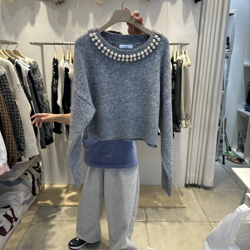 LADYBUG+ADORABLE東大門㊣直郵女裝新品時尚休閑人氣推薦毛衣LADYBUG/Adorable毛衣圖色2