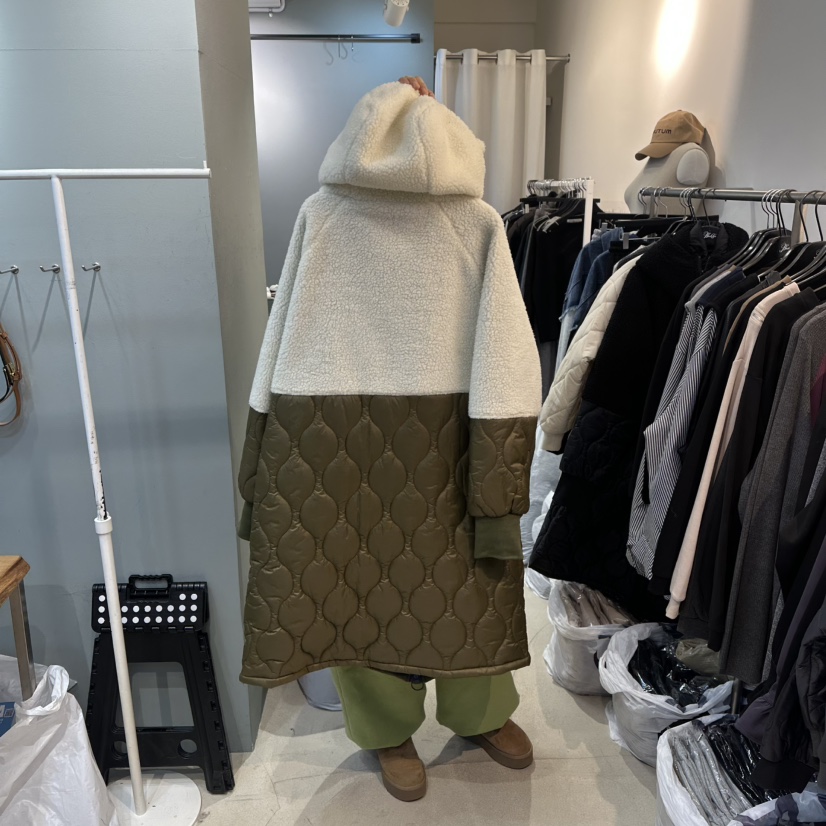 BAKHA-衣服東大門㊣直郵女裝新品職業25秋冬真品休閑長款棉服BAKHA長款棉服