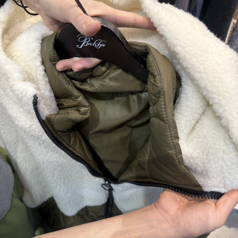 BAKHA-衣服東大門㊣直郵女裝新品職業25秋冬真品休閑長款棉服BAKHA長款棉服