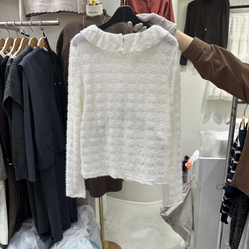 BIKINI東大門㊣代購女士新款時尚休閑職業推薦熱賣25秋冬長袖T恤BIKINI長袖T恤