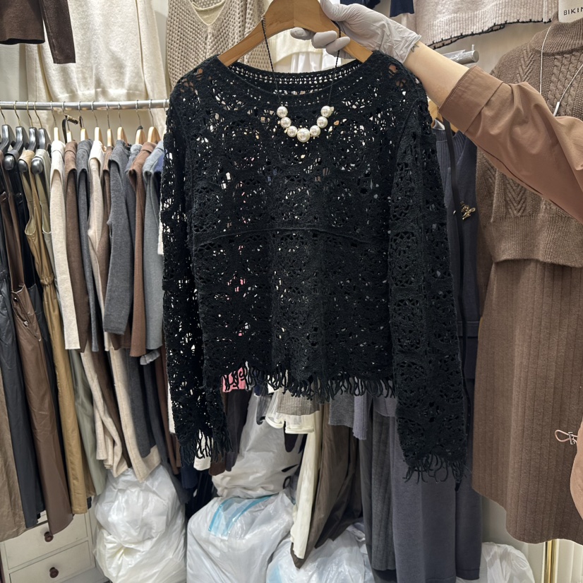 BIKINI東大門㊣實拍女士新品熱賣真品時尚休閑人氣襯衫蕾絲衫BIKINI襯衫/蕾絲衫圖色2