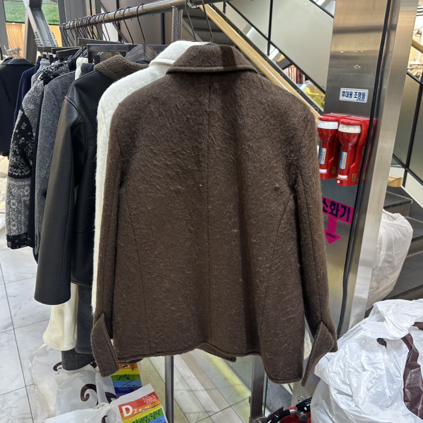 A2/D2東大門㊣實拍女士新款推薦真品25秋冬時尚熱賣短款大衣A2/D2短款大衣