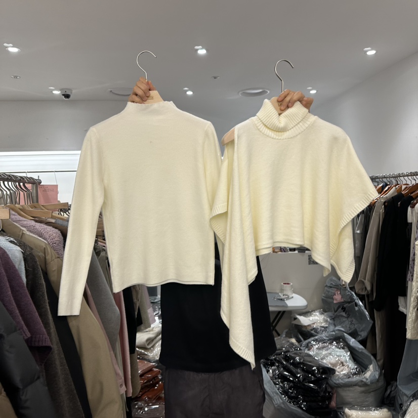 LEWIN韓國直郵㊣女裝新款熱賣25秋冬時尚真品推薦職業套裝高領LEWIN套裝圖色1白色