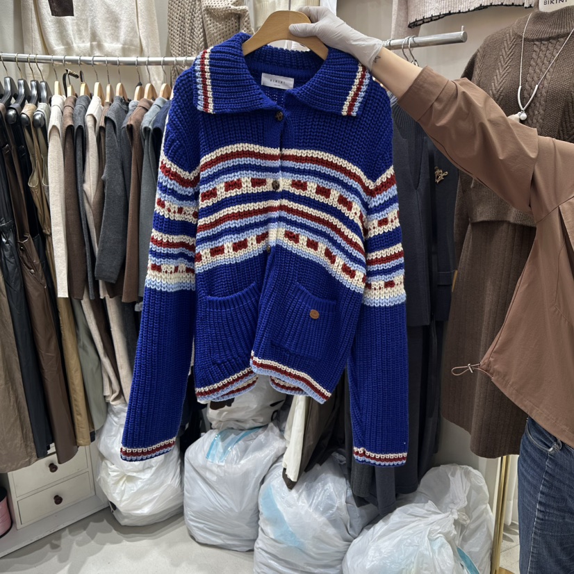 BIKINI韓國代購㊣女士新品時尚真品休閑人氣25秋冬職業毛衣BIKINI毛衣圖色2