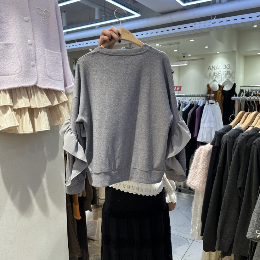 BELITA東大門㊣代購女裝新品推薦真品25秋冬職業人氣熱賣衛衣BELITA衛衣