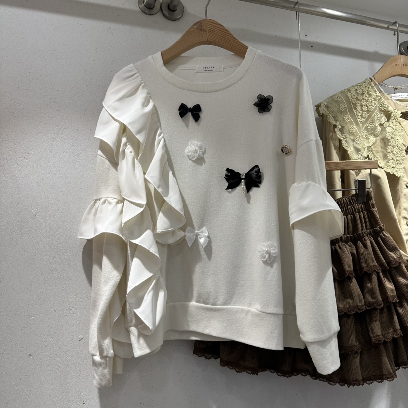 BELITA東大門㊣代購女裝新品推薦真品25秋冬職業人氣熱賣衛衣BELITA衛衣圖色1