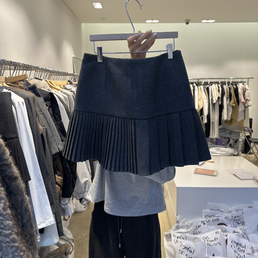 EYEFUL-Q東大門㊣直郵女裝新品推薦休閑人氣25秋冬職業裙褲eyeful裙褲