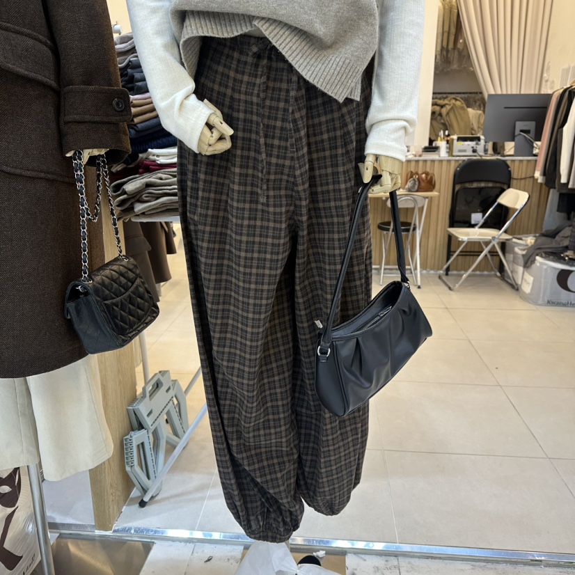 FUNNY POWDER東大門㊣實拍女裝新品人氣職業25秋冬真品休閑褲THE FUNNY休閑褲圖色1