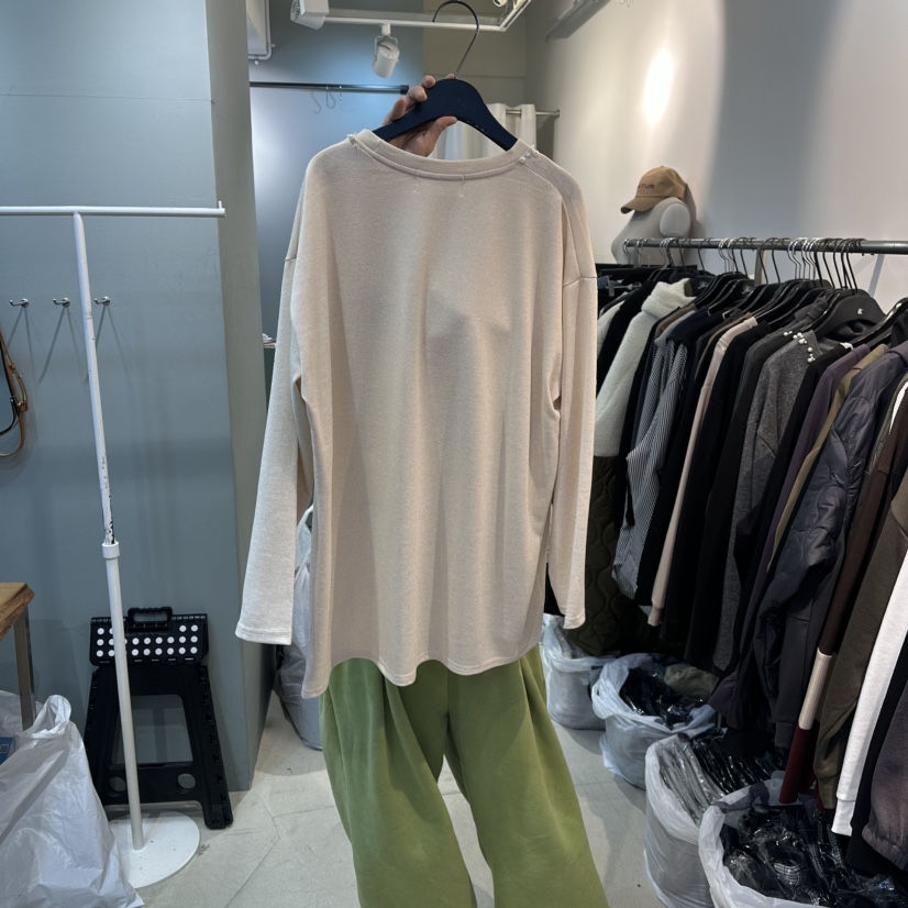 BAKHA-衣服東大門㊣實拍女士新款職業人氣真品25秋冬長袖T恤BAKHA長袖T恤