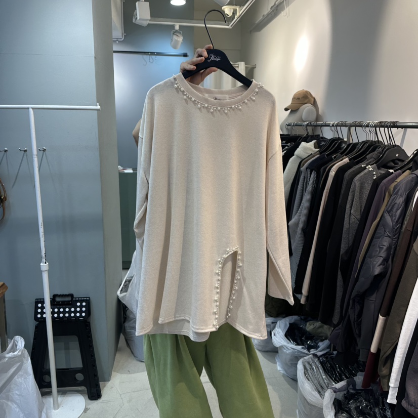 BAKHA-衣服東大門㊣實拍女士新款職業人氣真品25秋冬長袖T恤BAKHA長袖T恤圖色1