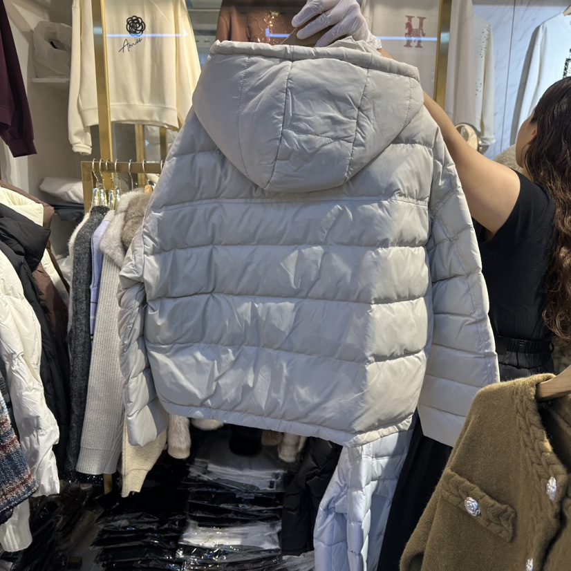 COCO HOLIC東大門㊣實拍女士新款休閑熱賣短款棉服連帽衫絨COCO HOLIC短款棉服