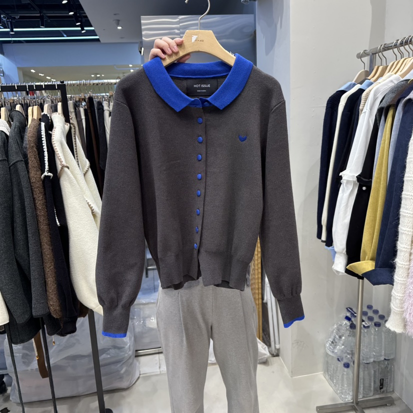 HOT PLACE東大門㊣實拍女士新品真品休閑推薦熱賣針織衫開衫HOT PLACE_ISSUE/DREAM GIRIS針織衫圖色3