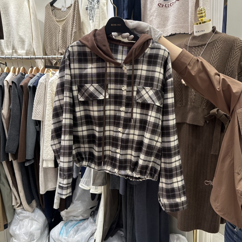 BIKINI韓國代購㊣女士新款人氣推薦休閑真品職業25秋冬衛衣BIKINI衛衣圖色1