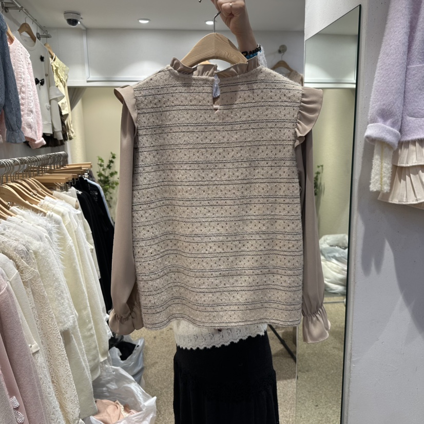 BELITA東大門㊣直郵女裝新品推薦休閑真品時尚人氣襯衫蕾絲衫BELITA襯衫/蕾絲衫