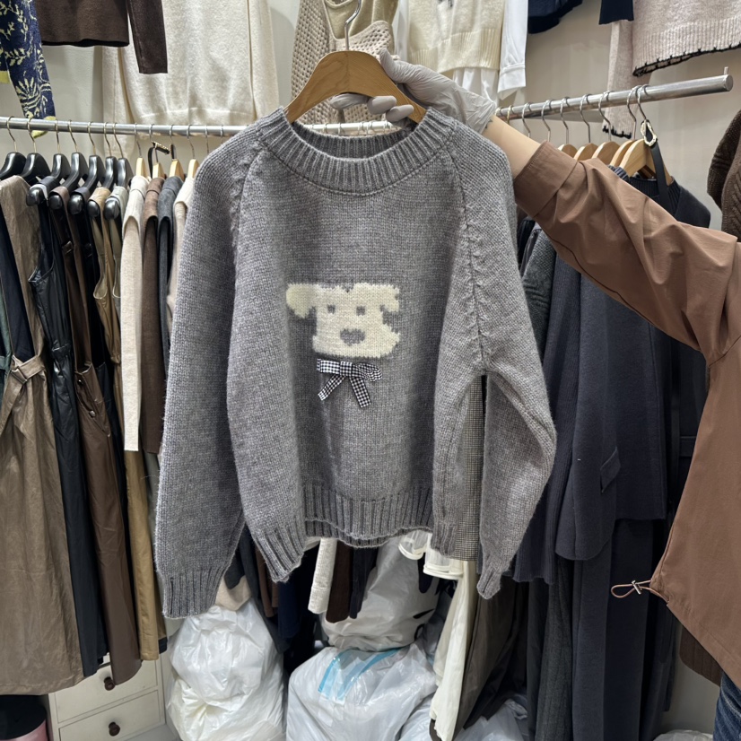 BIKINI韓國直郵㊣女裝新款人氣25秋冬熱賣時尚推薦職業毛衣BIKINI毛衣圖色1