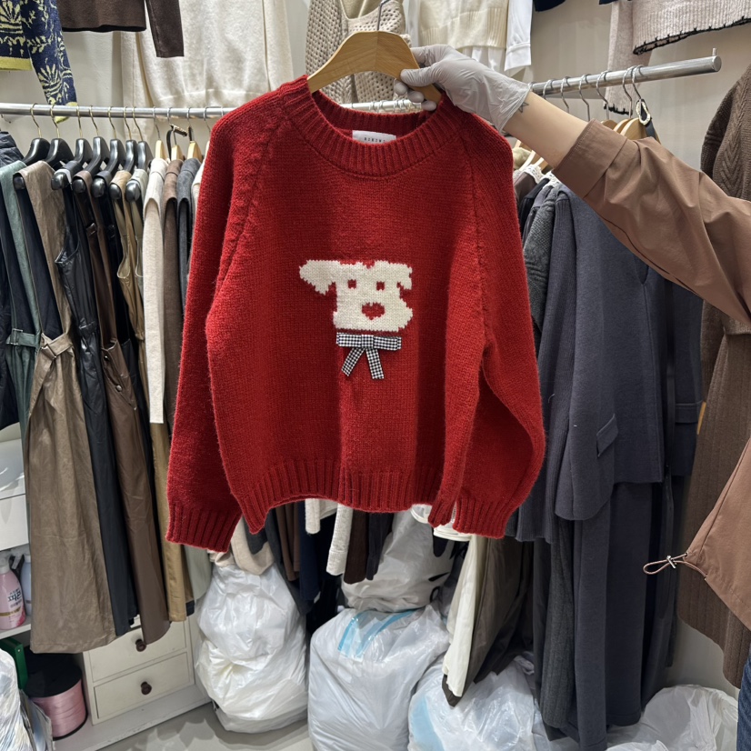 BIKINI韓國直郵㊣女裝新款人氣25秋冬熱賣時尚推薦職業毛衣BIKINI毛衣圖色3