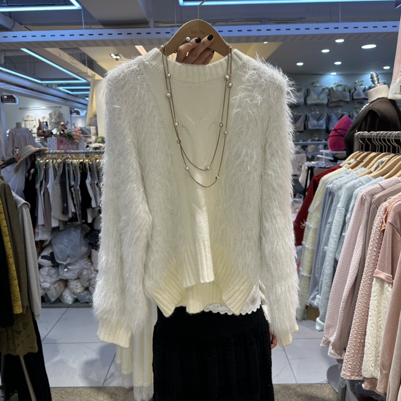 BELITA韓國代購㊣女士新品人氣熱賣推薦真品職業時尚25秋冬毛衣BELITA毛衣圖色1