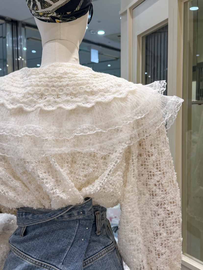 81 MARKET-L韓國直郵㊣女士新款真品職業休閑時尚襯衫蕾絲衫81 MARKET-L襯衫/蕾絲衫