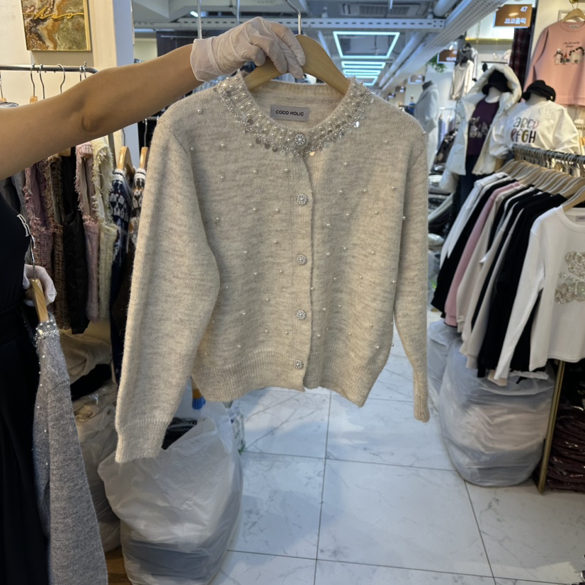 COCO HOLIC東大門㊣直郵女士新品25秋冬真品人氣毛衣羊毛衫COCO HOLIC毛衣圖色2