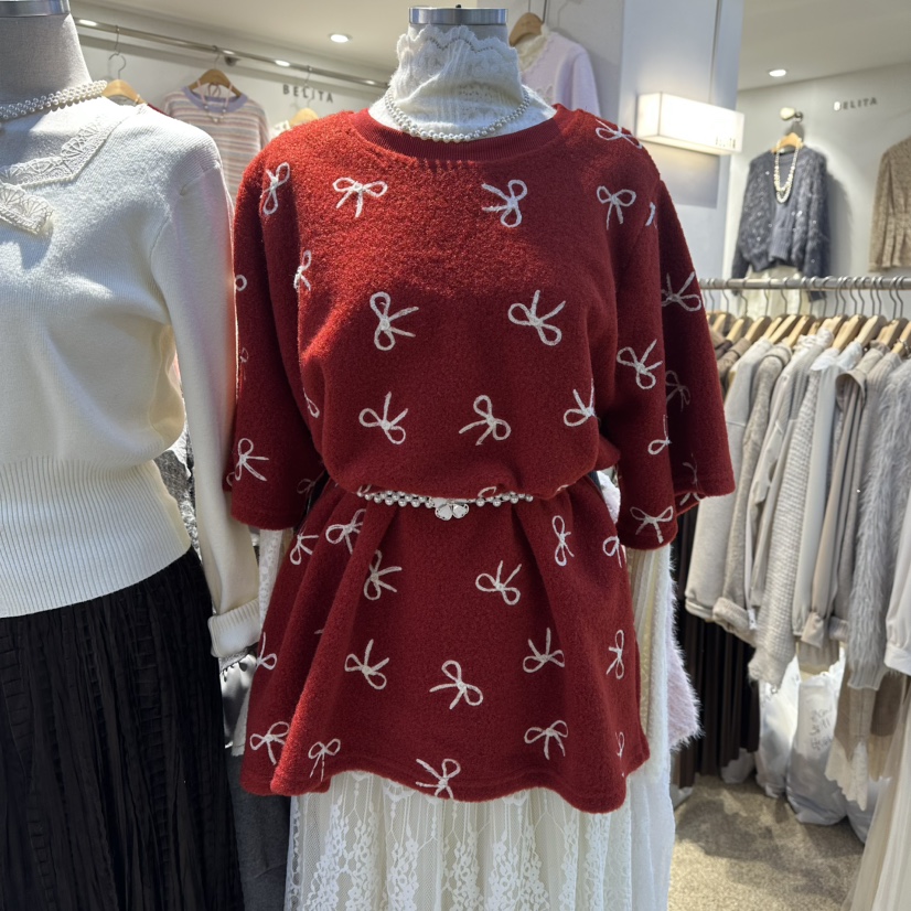 BELITA韓國直郵㊣女士新款休閑25秋冬人氣真品時尚推薦針織衫BELITA針織衫圖色1