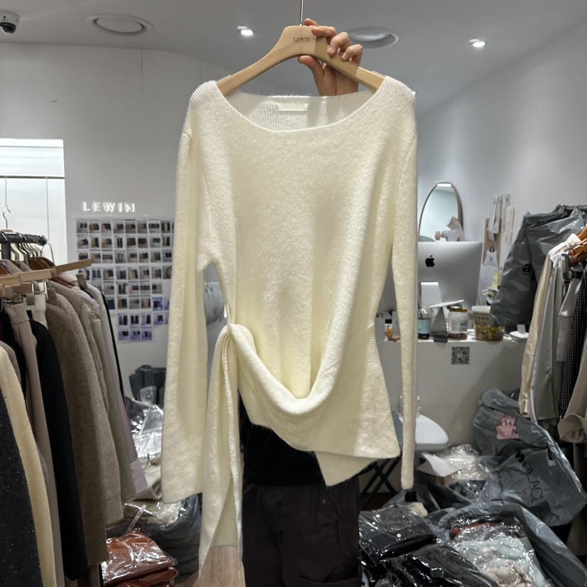 LEWIN韓國代購㊣女士新款職業25秋冬人氣真品時尚針織衫柔軟LEWIN針織衫圖色1