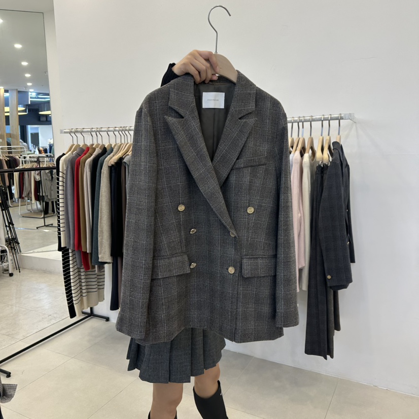 FUNNY POWDER東大門㊣直郵女士新款職業真品推薦25秋冬夾克THE FUNNY夾克圖色2