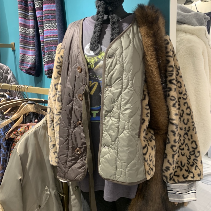 MERCI LINDA東大門㊣實拍女裝新款25秋冬推薦夾克毛皮絎縫MERCI LINDA夾克