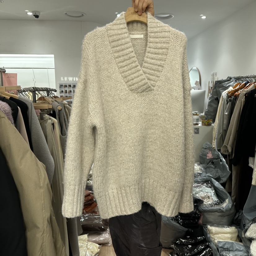 LEWIN韓國直郵㊣女士新品時尚人氣真品休閑25秋冬推薦職業毛衣LEWIN毛衣圖色1