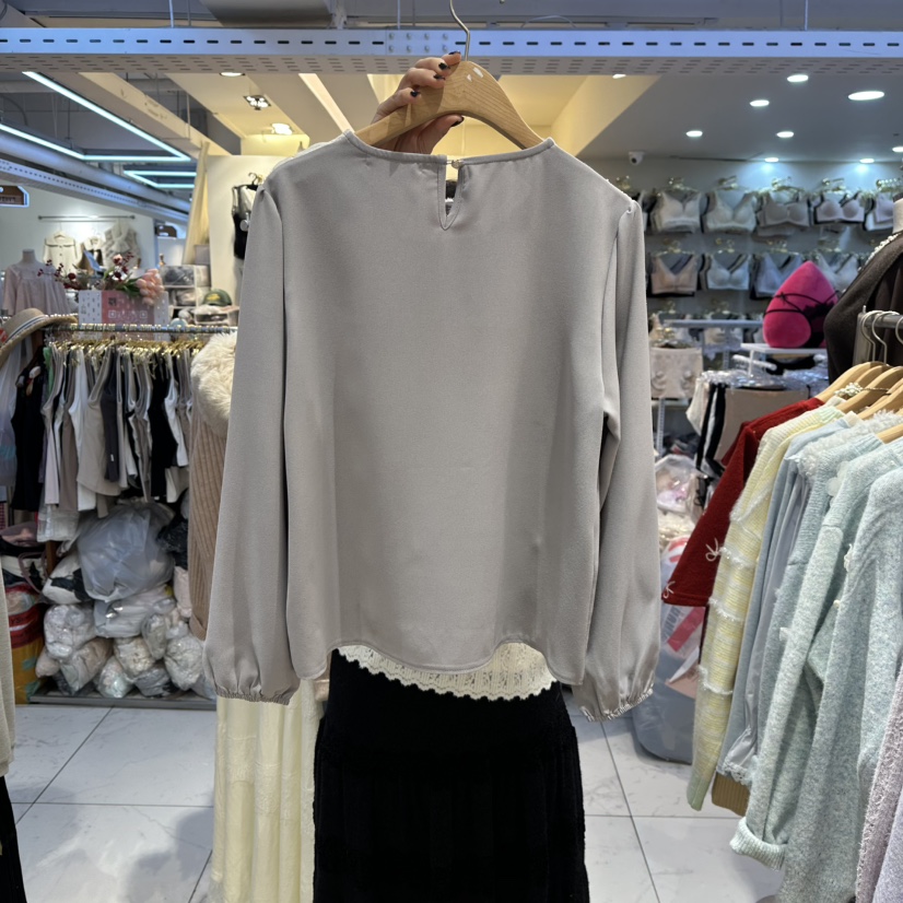 BELITA東大門㊣實拍女裝新品推薦職業真品25秋冬襯衫蕾絲衫BELITA襯衫/蕾絲衫