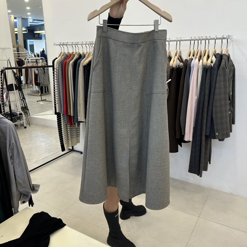 FUNNY POWDER東大門㊣直郵女士新品推薦25秋冬熱賣真品長裙THE FUNNY長裙圖色1