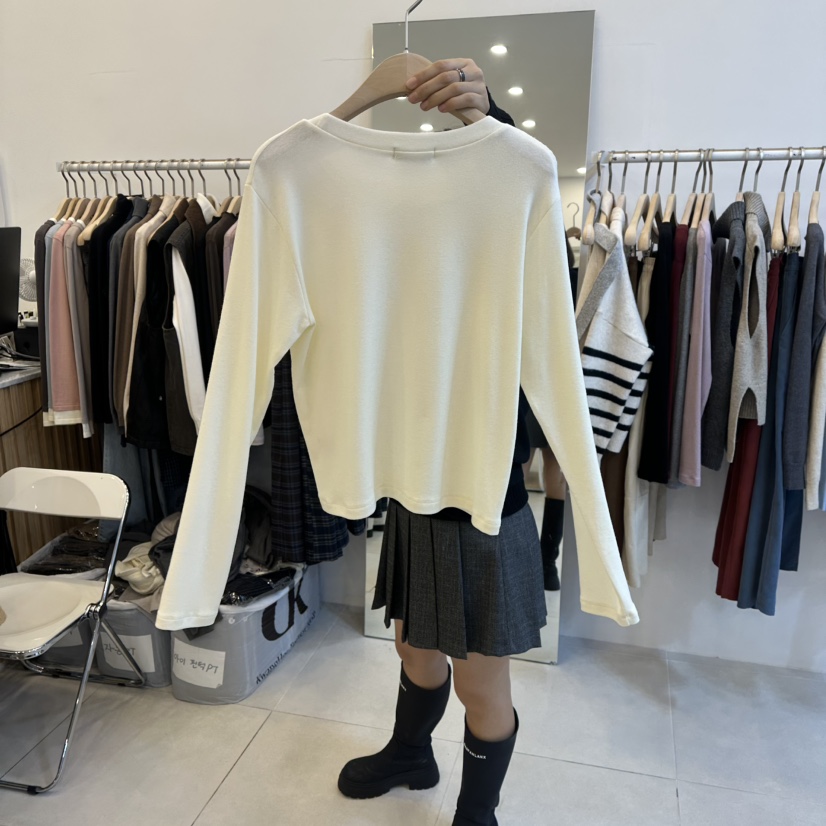 FUNNY POWDER東大門㊣直郵女士新品推薦時尚休閑人氣長袖T恤THE FUNNY長袖T恤