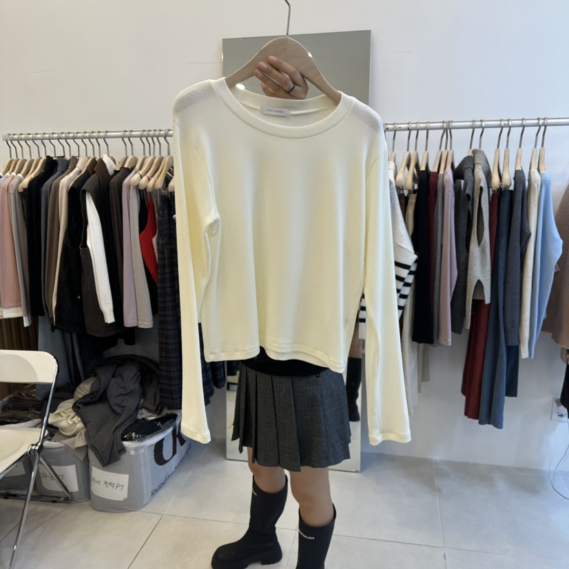 FUNNY POWDER東大門㊣直郵女士新品推薦時尚休閑人氣長袖T恤THE FUNNY長袖T恤圖色1