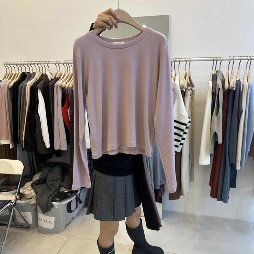 FUNNY POWDER東大門㊣直郵女士新品推薦時尚休閑人氣長袖T恤THE FUNNY長袖T恤圖色2