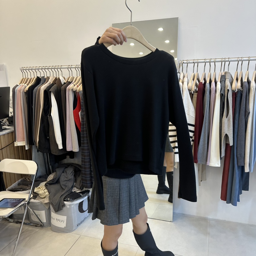 FUNNY POWDER東大門㊣直郵女士新品推薦時尚休閑人氣長袖T恤THE FUNNY長袖T恤圖色5