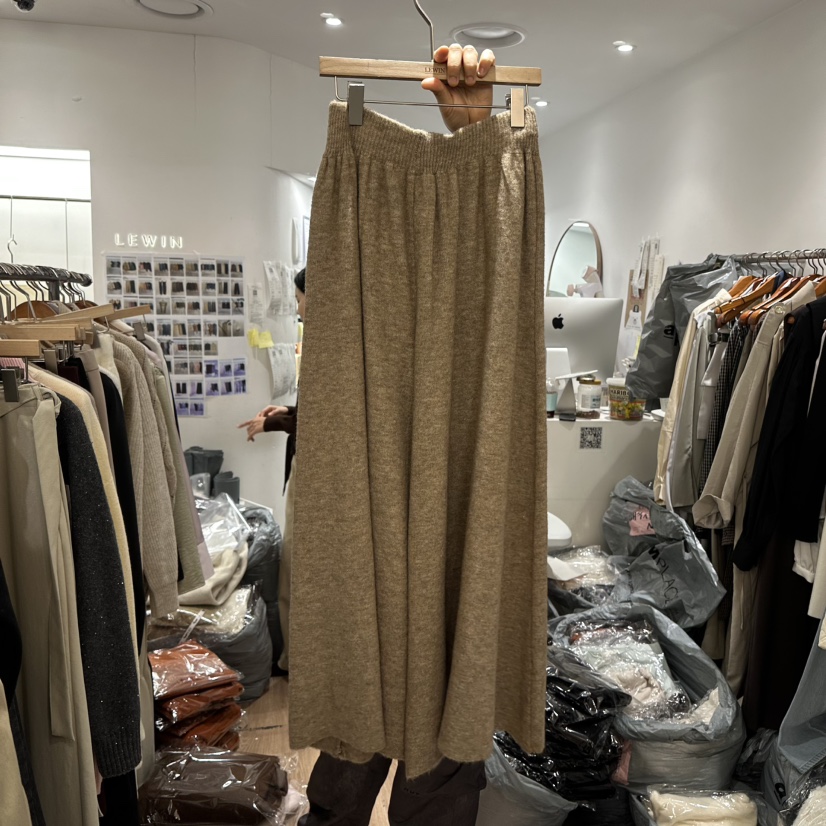 LEWIN東大門㊣直郵女裝新品真品休閑推薦時尚休閑褲針織褲柔軟LEWIN休閑褲圖色3