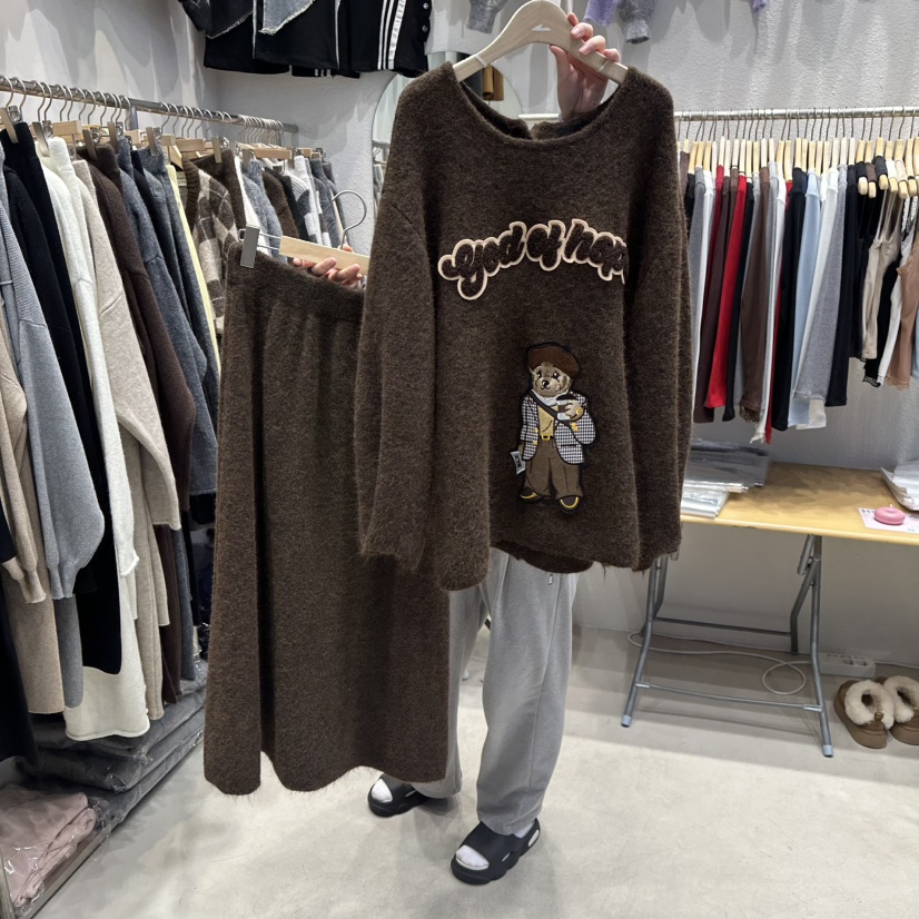 HOT PLACE韓國直郵㊣女裝新款時尚休閑25秋冬職業套裝套裝HOT PLACE_ISSUE/DREAM GIRIS套裝圖色1